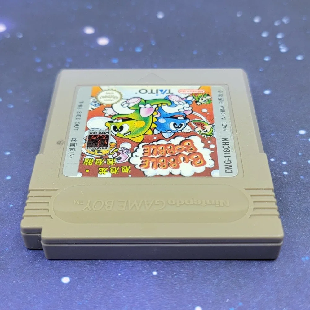 CHINESE Bubble Bobble (Nintendo Game Boy) Video Game 0334